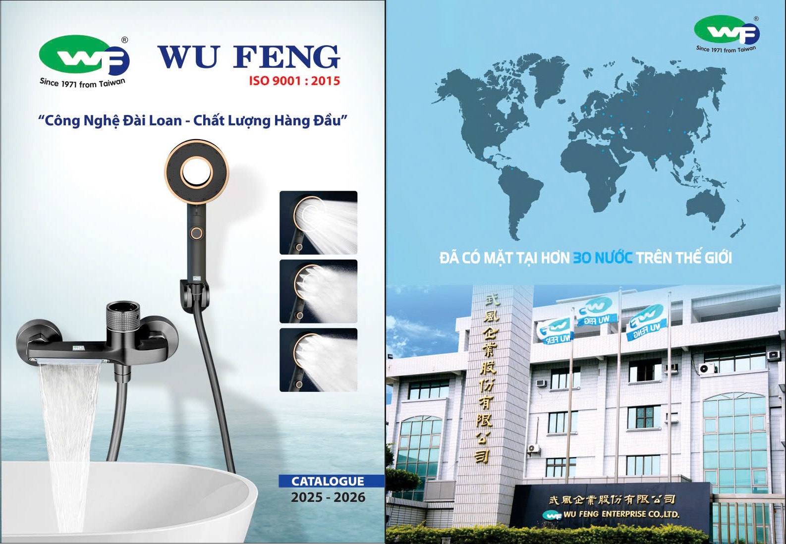 Catalogue và Bảng giá Sen vòi WUFENG mới nhất  2025 - 2026 /Page 1